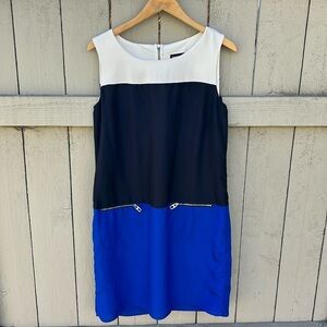 Miss Sixty M60 Vintage Y2K Dress Mod Color Block Size 10